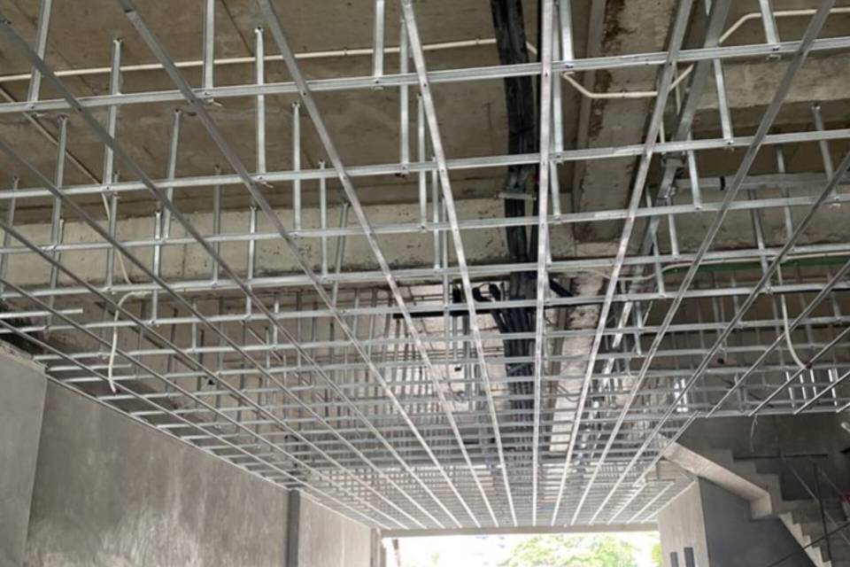 اجرای سقف کاذب PVC